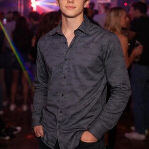 Von Dutch Charcoal Button Down Shirt